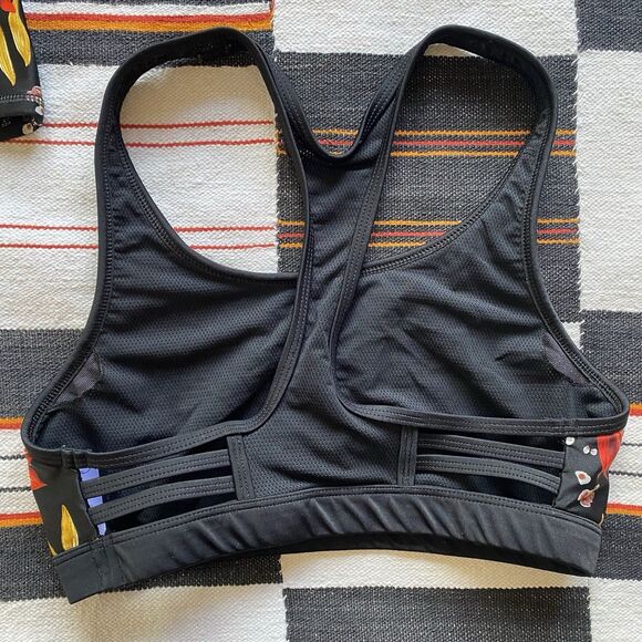 Body Glove Black Floral 3 Piece Bathing Suit Set. Small/Medium. Summer. Boho. - Picture 3 of 13